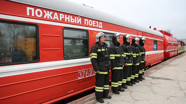Донские пожарные поезда приведены в повышенную готовность