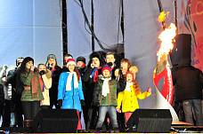 эстафета олимпийского огня в Ростове4