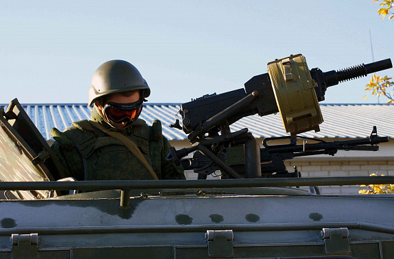 Спецназ встречает гостей