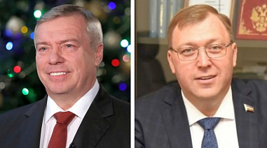 В. Голубев и А. Ищенко поздравили жителей Дона с наступающим Новым годом и Рождеством