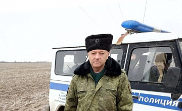 Казаки вновь помогли сотрудникам полиции обеспечить безопасность граждан на месте падения вражеского БПЛА