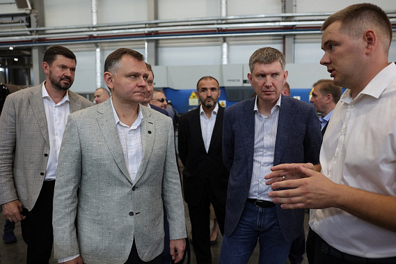 Во время посещения ОЭЗ 