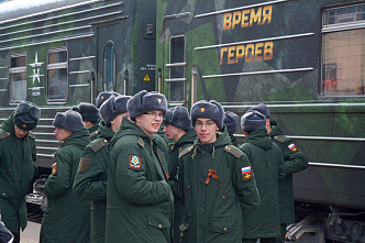 Пропагандистский эшелон Министерства обороны работал на вокзале Ростова-на-Дону