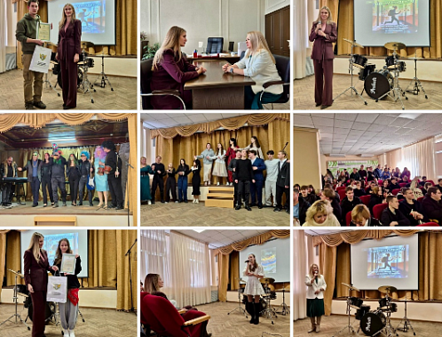  На студенческом концерте было место песням, юмору и видеороликам