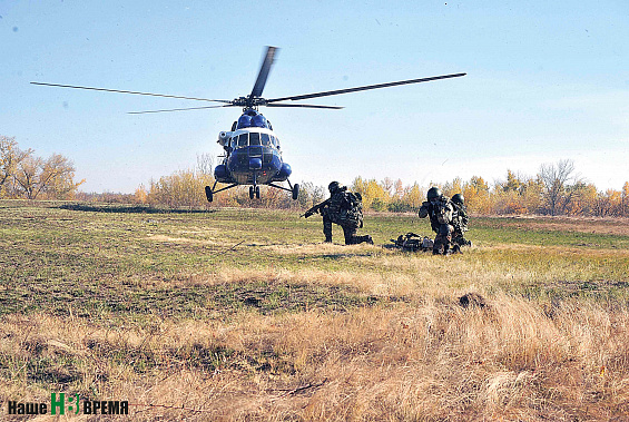 Трудовые будни спецназа