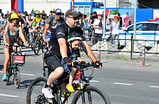 По улицам донской столицы прошел очередной велопробег «Ростсельмаш»