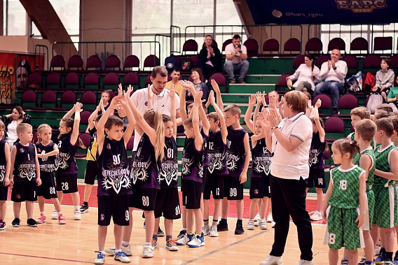 В  Ростове прошел детский баскетбольный фестиваль
