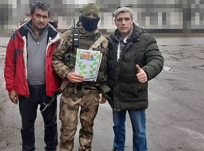 Морозовские поисковики доставили гуманитарный груз в ЛНР