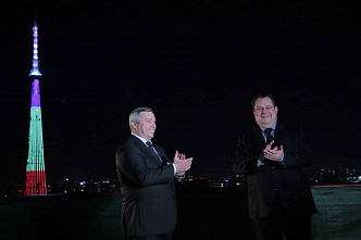 Новое освещение старой телебашни