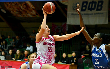 Баскетболистки БК «Пересвет-ЮФУ» на своей площадке обыграли новосибирское «Динамо»