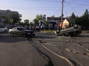 В Азове перевернулся «Лада Ларгус» — водитель выжил