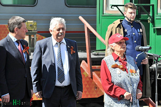 Поезд «Победа» прибыл в Ростов