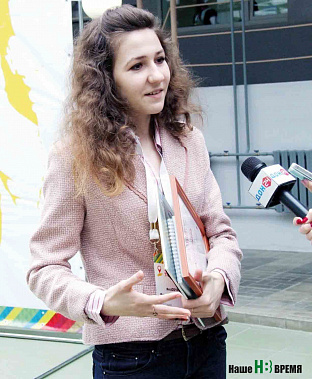 Анастасия Радюк, проект которой особо отметил Аркадий Дворкович.