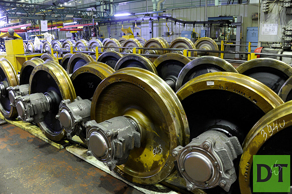 Производство колесных пар, ранее базировавшееся в ЛНР, теперь налажено на Дону.  Источник фото: donbasstoday.ru