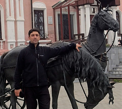 Один из лидеров команды мастер ФИДЕ из Ростова Дмитрий Казьмин.