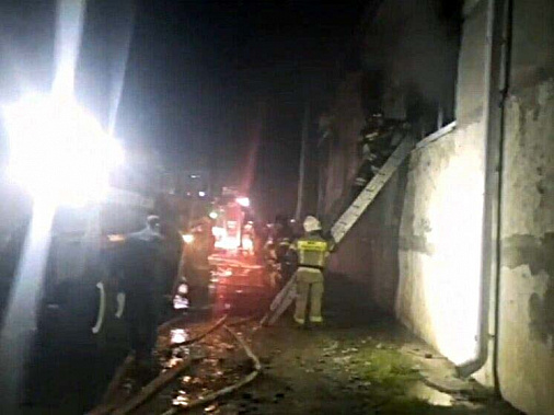 В Мясниковском районе Ростовской области сгорел склад велосипедов