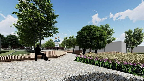 Новый парк в станице Мечетинская будет в виде колоса