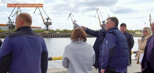 Объем перевалки грузов в портах Ростовской области снизился на 65%