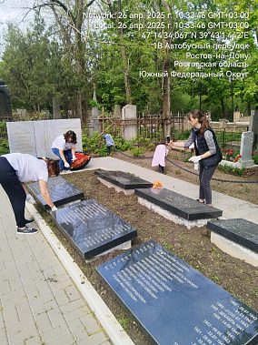   Наведение порядка на воинских погостах в Ростове-на-Дону продолжается