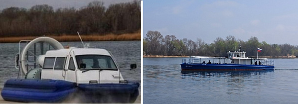Пока линию Азов - Задонье обслуживает катер 