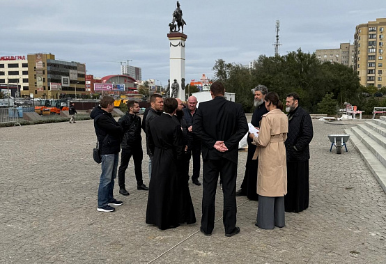 В Ростове-на-Дону  продолжается подготовка к  освящению Главного воинского храма ЮФО и освещению этого события