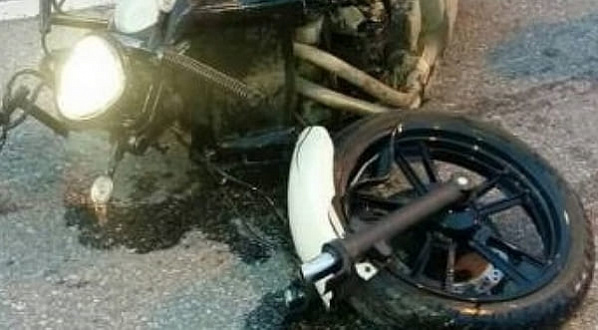 Зерноградский подросток врезался в стену на мотоцикле