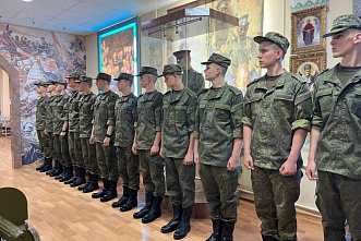 Для прохождения службы в Президентскиом полку отобраны 25 призывников с берегов Дона