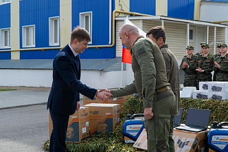 В батальон «Ростов» поступила партия техники от Ростовской области