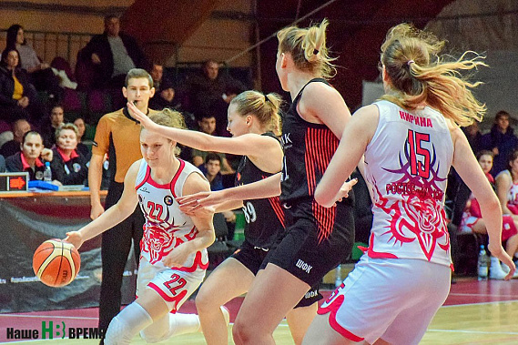 «Ростов-Дон-ЮФУ» атакует. С мячом – Анна Зайцева.