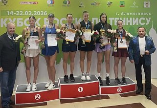 Теннисистка из Ростова-на-Дону завоевала две золотые медали на Кубке России