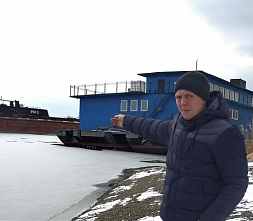 Корабли закрыли проход рыбе по речке Аксай к местам нереста