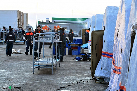 В Ростовской области студенты-медики работают в пунктах временного размещения беженцев