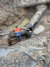 Сегодня в Новочеркасске на водоводе случился порыв