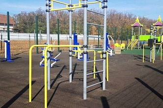 В поселке Щепкино появилась новая спортивная площадка