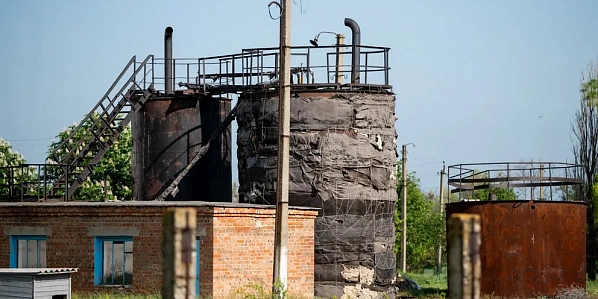 Те самые очистные сооружения в Дмитриадовке, где два года назад случилась трагедия. Источник фото: 161.ru/Евгений Вдовин.