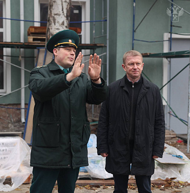 Начальник ЮТУ Андрей Беляев проинспектировал в ДНР ход восстановления таможенных постов