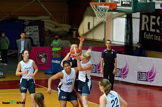 В домашнем матче женской Евролиги БК «Пересвет - ЮФУ» обыграл клуб «Лиепая»