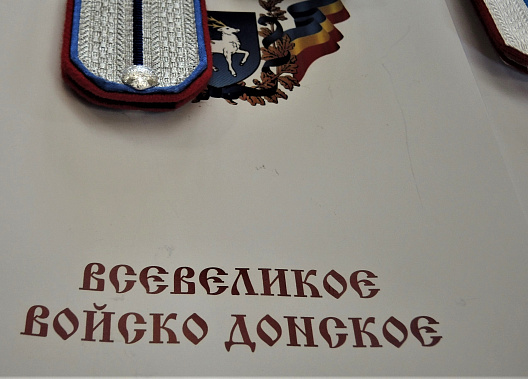 Представителям Всевеликого войска Донского присвоили казачьи чины