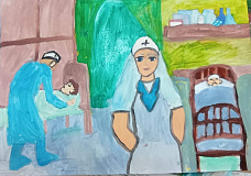«Выздоравливай, солдат» - Маринова Соня, 9 лет