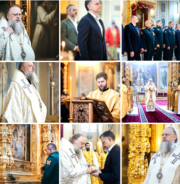 Молились все — и митрополит, и губернатор, и ветераны боевых действий...