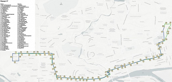 В Ростове изменится маршрут автобуса №67