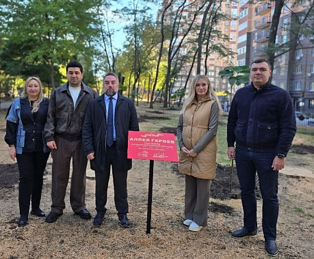 Сегодня в Вересаево заложили Аллею в честь героев — участников СВО