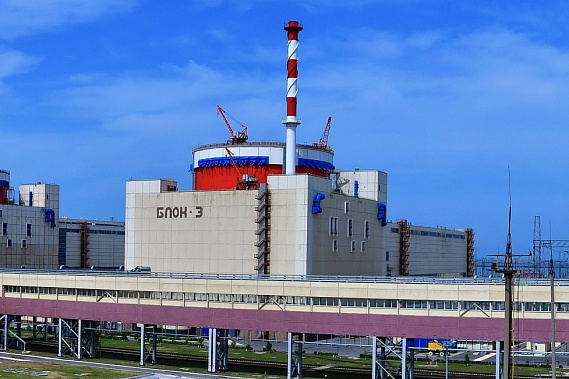 Третий энергоблок РоАЭС. Источник фото: atomic-energy.ru.