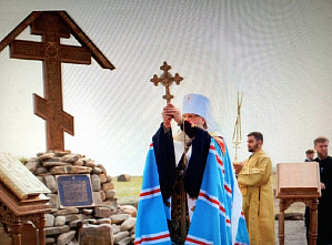 На территории бывшего аэропорта, в строящемся микрорайоне «Новый Ростов» заложен храм