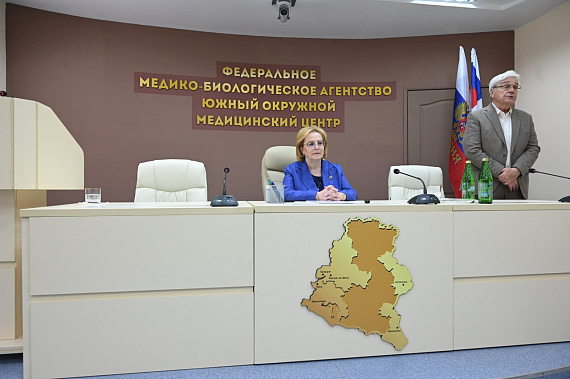Ростов-на-Дону посетила руководитель Федерального медико-биологического агентства России Вероника Скворцова