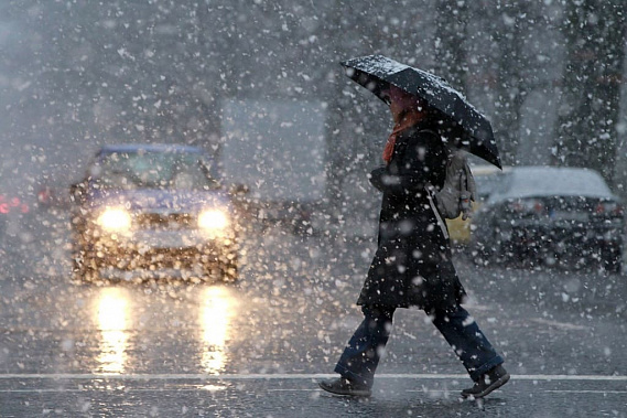 На выходные в Ростовской области ожидаются дожди и снег