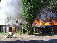 Пожар в центре Гуково_14106