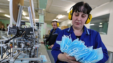 В Ростовской области в августе произвели 2,4 миллиона масок