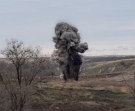 Донские саперы уничтожили бомбу фронтовых лет, найденную в Волгограде