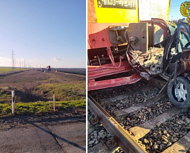   Автомобиль и поезд снова не поделили право «первопроходства»...